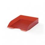 Durable Letter Tray BASIC Transparent Red Pack of 6 1701672003