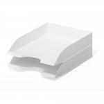 Durable Stackable Letter Tray Document Organiser Paper File - A4+ White 1701672010