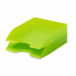 Durable Stackable Letter Tray Document Organiser Paper File - A4+ Green 1701672020