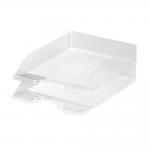 Durable Clear Stackable Letter Tray Document Organiser Paper File - A4+ 1701672400