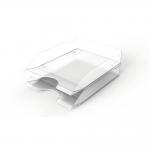 Durable New Stackable Letter Tray - Document Paper File - A4+ Transparent 