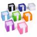 Durable TREND 800 Sheet Note Box Memo Pad Cube - 6 Pack - Clear Green 1701682017