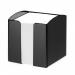 Durable TREND 800 Sheet Note Box Memo Pad Cube - 6 Pack - Black 1701682060