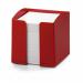 Durable TREND 800 Sheet Note Box Memo Pad Cube - 6 Pack - Red 1701682080