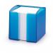 Durable TREND 800 Sheet Note Box Transparent Memo Pad - 6 Pack - Clear Blue 1701682540