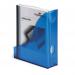 Durable Translucent Magazine Rack Document Desk File Organiser - A4 Clear Blue 