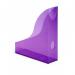 Durable Magazine Rack Document Desk File Organiser - 6 Pack - A4 Clear Purple 1701712992