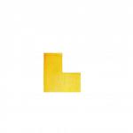 Durable Floor Marking Shape L Yellow Pack of 10 170204