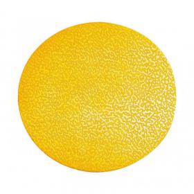 Durable Heavy Duty Adhesive Floor Marking Dot Circle Shape - 10 Pack - Yellow 170404