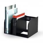 Durable OPTIMO Magazine Book Stand Desk File Holder Book Organiser - Grey 1709018058