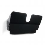 Durable A4 Magnetic Literature Holder - Wall-Mounted Display - FLEXIPLUS - Black 1709021060