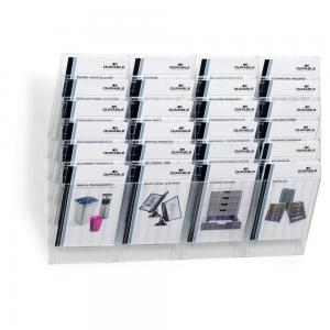 Photos - Dry Erase Board / Flipchart Durable FLEXIBOXX 6 Wall Mounted Literature Holder - A4 Portrait  