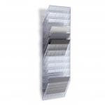 Durable FLEXIBOXX 12 Wall Mounted Literature Holder - A4 Landscape - Clear 1709781400