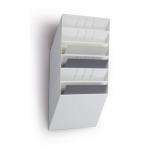 Durable FLEXIBOXX 6 Wall Mounted Literature Holder - A4 Landscape - White 1709785010