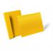 Durable Pallet Hanging Pocket A4 Landscape Yellow Pack of 50