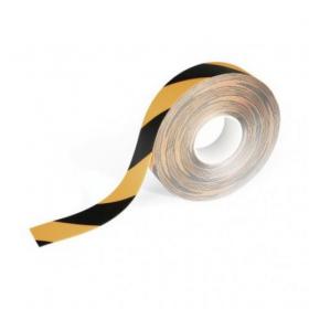 Durable DURALINE Strong Floor Marking Tape Yellow/Black 50mm x 30m  - Pack of 1 1726130