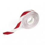 Durable DURALINE Strong Floor Marking Tape Red/White 50mm x 30m  - Pack of 1 1726132