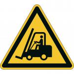 Durable Adhesive ISO Caution Forklifts Sign Safety Floor Sticker - 43cm 173404