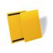 Durable Magnetic Ticket Label Holder Document Pockets - 50 Pack - A4 Yellow 