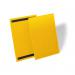 Durable Magnetic Document Sleeve A4 Portrait Yellow Pack of 50