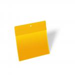 Durable Neodym Magnetic Document A5 Landscape Yellow - Pack of 10 174604