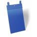 Durable Strap Ticket Holder Pouch Document Pocket Portrait - 50 Pack - A4 Blue 175007