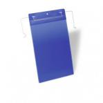Durable Document Pocket with Wire Hanger A4 Portrait Dark Blue Pack of 50 175307