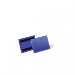 Durable Magnetic Document Sleeve A6 Landscape Dark Blue - Pack of 50 175607