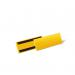 Durable Magnetic Document Pouch 210x74mm Yellow Pack of 50