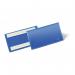 Durable Adhesive Ticket Holder Document Pockets - 50 Pack - 150 x 67mm - Blue 176207