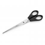 Durable Stainless Steel Ergonomic Office Paper Scissors - 7in Black - Pack of 12 177201