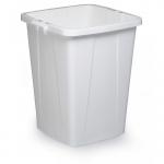 Durable DURABIN 90L Square - Food & Freezer Safe Waste Recycling Bin - White 1800474010