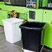 Durable DURABIN 90L Square - Food & Freezer Safe Waste Recycling Bin - Green 