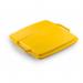 Durable 90L Bin Lid Yellow - Square Recycling Bin Lid - Food Safe - DURABIN 1800475030