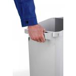 Durable DURABIN 60L Rectangular - Food Safe Waste Recycling Bin - White 1800496010