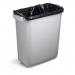 Durable 60L Waste Bin White - Rectangular Recycling Bin - Food Bin - DURABIN 1800496010