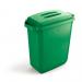 Durable DURABIN 60L Rectangular - Food Safe Waste Recycling Bin - Green 