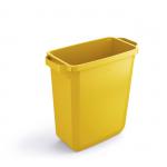 Durable Durabin 60 Litre Waste Bin Yellow Pack of 1 1800496030