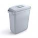 Durable DURABIN 60L Rectangular - Food Safe Waste Recycling Bin - Grey 