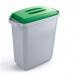 Durable 60L Waste Bin Grey - Rectangular Recycling Bin - Food Bin - DURABIN 1800496050