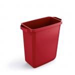 Durable Durabin 60 Litre Waste Bin Red Pack of 1 1800496080