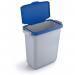 Durable 60L Hinged Bin Lid ECO Blue - Recycling Bin Lid - Food Safe - DURABIN 1800500040