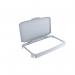 Durable 60L Hinged Bin Lid Grey - Recycling Bin Lid - Food Safe - DURABIN 1800500050