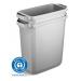Durable ECO 60L Waste Bin Grey - Strong Rectangular Recycling Bin - DURABIN 1800503050