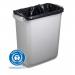 Durable ECO 60L Waste Bin Grey - Strong Rectangular Recycling Bin - DURABIN 1800503050