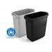 Durable DURABIN ECO 60L Rectangular - Strong Waste Recycling Bin - Black 