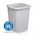 Durable DURABIN 90L ECO Strong Recycled Plastic Waste Recycling Bin - Grey 1800505050