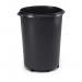 Durable 40L Round Waste Bin Black - Strong Recycling Bin - DURABIN 1800519221