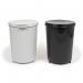 Durable 40L Round Waste Bin Black - Strong Recycling Bin - DURABIN 1800519221