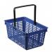 Durable Erganomic Stackable Shopping Basket - 19 Litres - Blue 